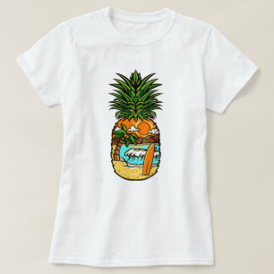 Surfa Beach PineappleT-Shirt T Shirt