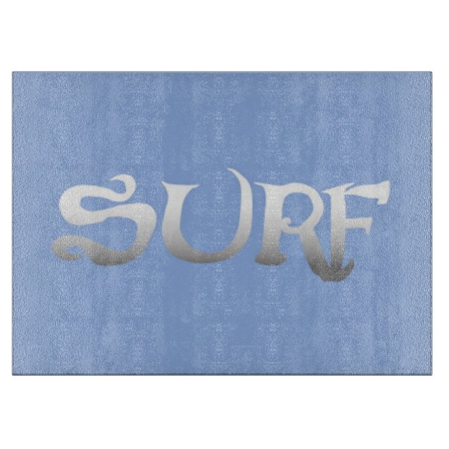 Surfa, blått glas (Framsidan)