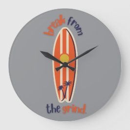 Surfa Board BFTG Clock Stor Klocka