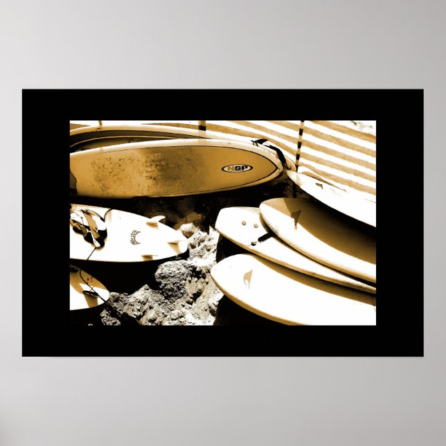 SURFA BOARD PHOTOGRAPH POSTER (Framsidan)