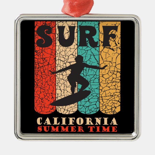Surfa California Julgransprydnad Metall (Framsidan)