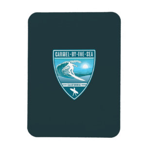 Surfa Carmel-by-the-Sea California Magnet