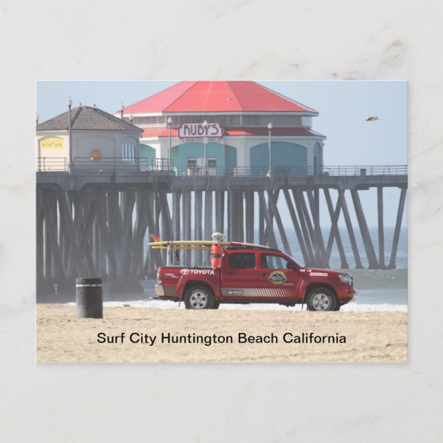 Surfa City California Vykort (Framsida)