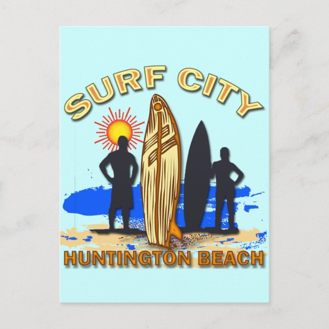 SURFA CITY HUNTINGTON BEACH VYKORT (Framsida)