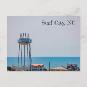 Surfa City, NC Vykort