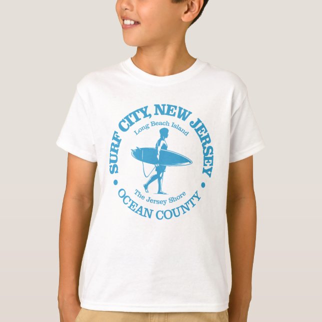 Surfa City (surfer) T Shirt (Framsida)