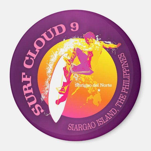 Surfa Cloud 9 Magnet (Framsidan)
