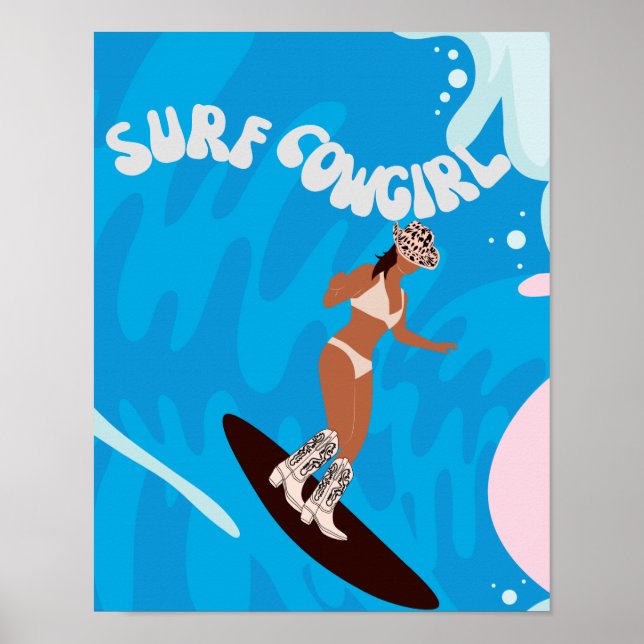 surfa cowgirl poster (Framsidan)