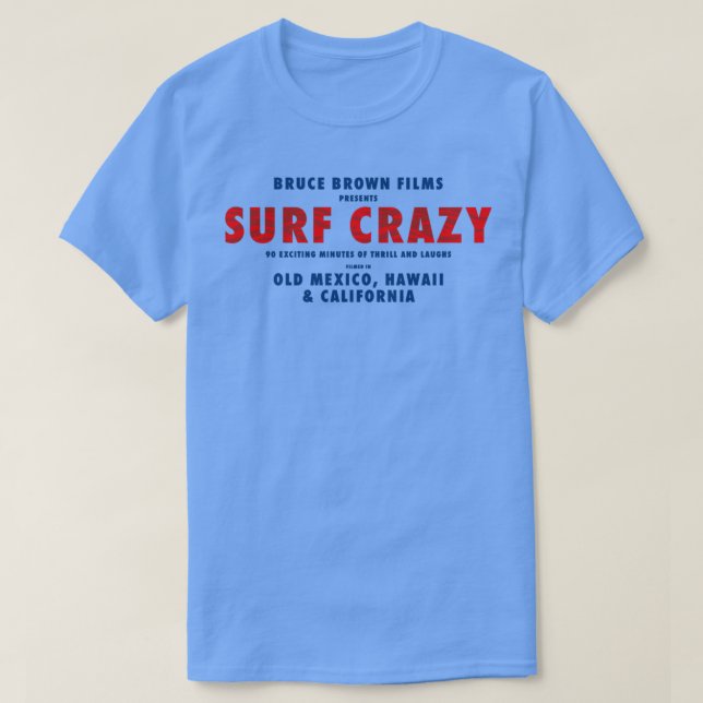 Surfa Crazy T Shirt (Design framsida)
