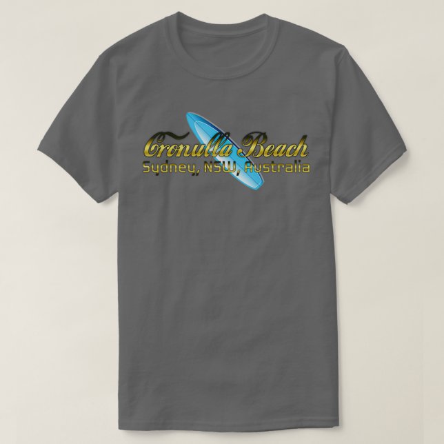 Surfa Cronulla Beach T Shirt (Design framsida)