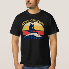 Surfa Culture Retro Sunset Distress T-Shirt