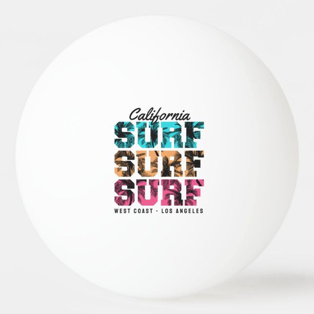 Surfa Dreams: California Sunset Edition Pingisboll (Framsidan)