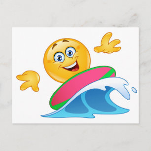 surfa emoji vykort
