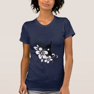 Surfa för blomma tee shirt