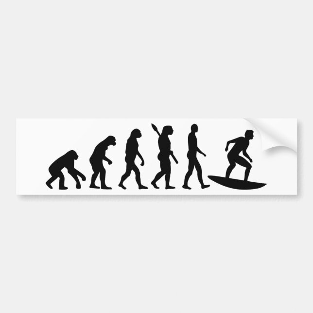 Surfa för evolution bildekal (Framsidan)