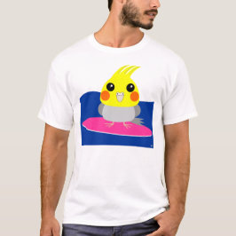 Surfa för för BelleBelle teckencockatiel/fågel Tee