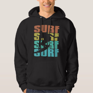 Surfa för kvinnlig Retro-Vintage för Surfing Prese Hoodie