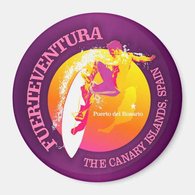Surfa Fuerteventura Magnet (Framsidan)