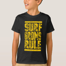 Surfa Groms Rule!!! (gul) T Shirt