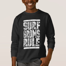 Surfa Groms Rule!!! (vit) T Shirt
