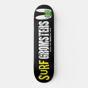 Surfa Gromsters helt svarta Mini Skateboard Bräda 18,7 Cm