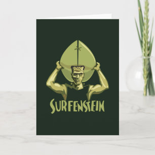 Surfa Halloween Frankenstein Kort
