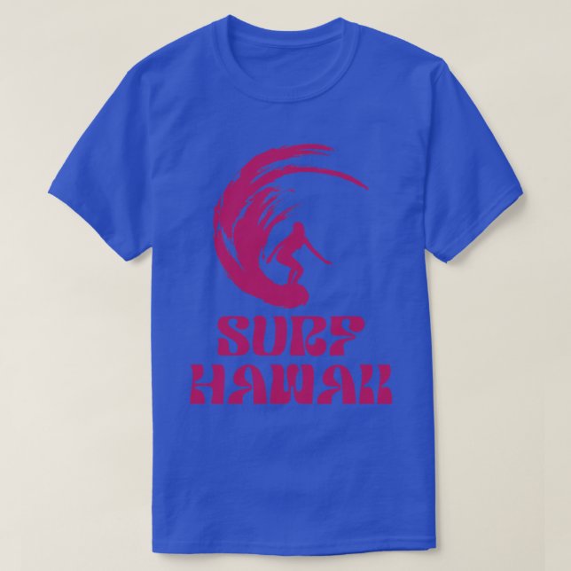 Surfa Hawaii Hibiscus TShirt T Shirt (Design framsida)
