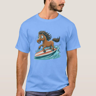 Surfa Horse-gåva T Shirt