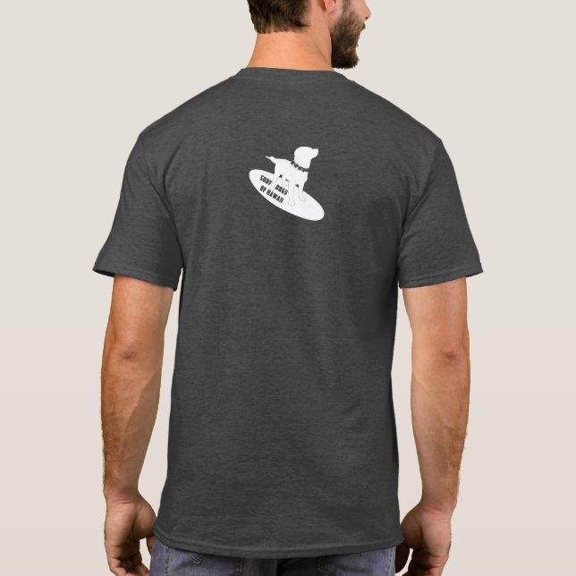 Surfa Hundar Hawaii bättre än T-shirt (Baksida)