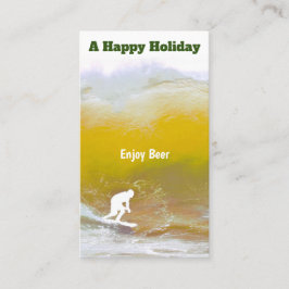 Surfa Julhälsningar offert Visitkort