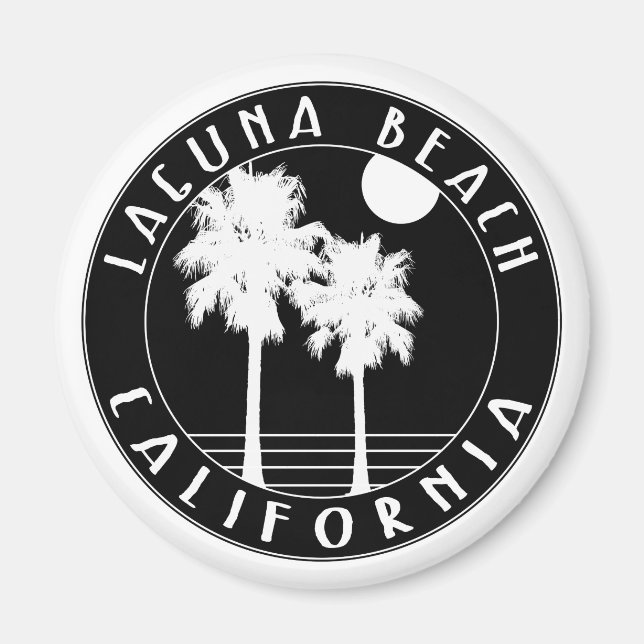 Surfa Laguna Beach California Surfing Magnet (Framsidan)