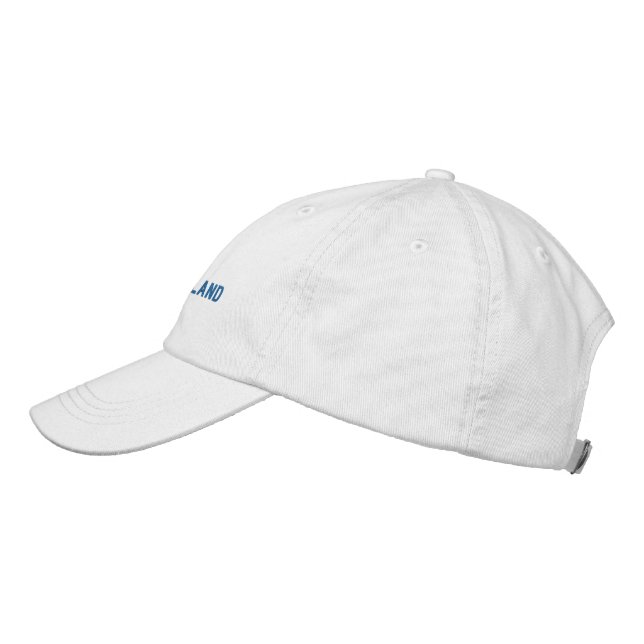 Surfa Long Island hat - Blue text Broderad Keps (Vänster)