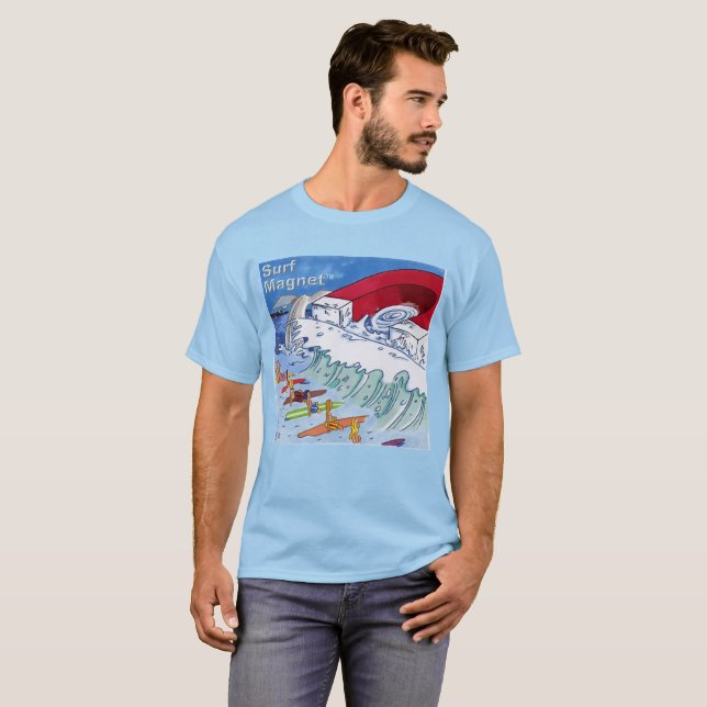 Surfa Magnet manar blue T-shirt (Hel framsida)