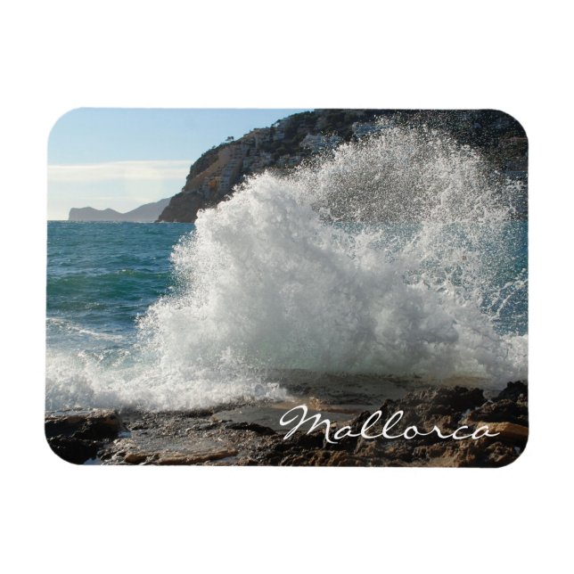 Surfa, Mallorca, Balearerna Magnet (Horisontell)
