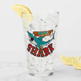 Surfa med haj glaskopp