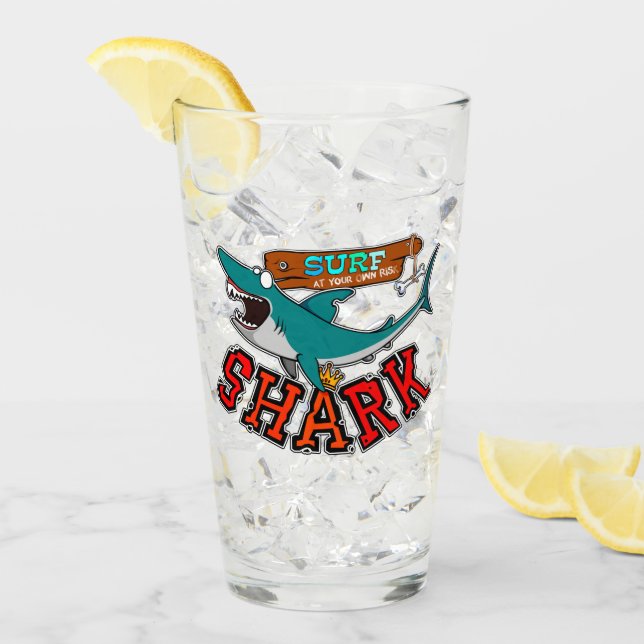 Surfa med haj glaskopp (Framsida Ice)
