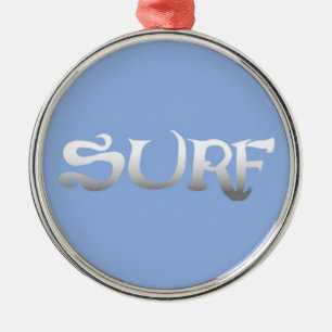 Surfa medalj julgransprydnad metall