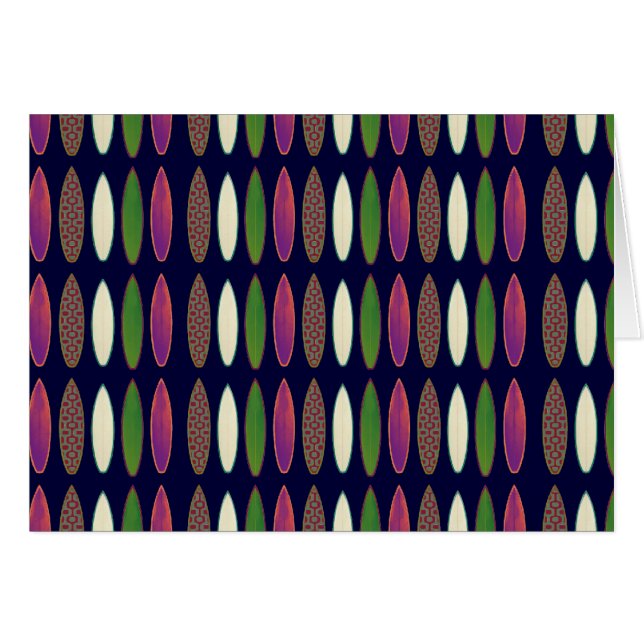 SURFA MÖNSTER . HÄLSNINGSKORT (Framsidan Horizontal)