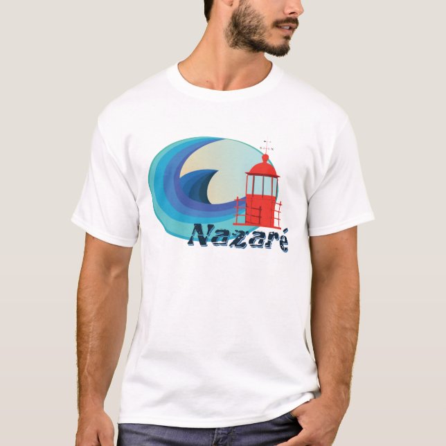 Surfa Nazare'T-Shirt T Shirt (Framsida)