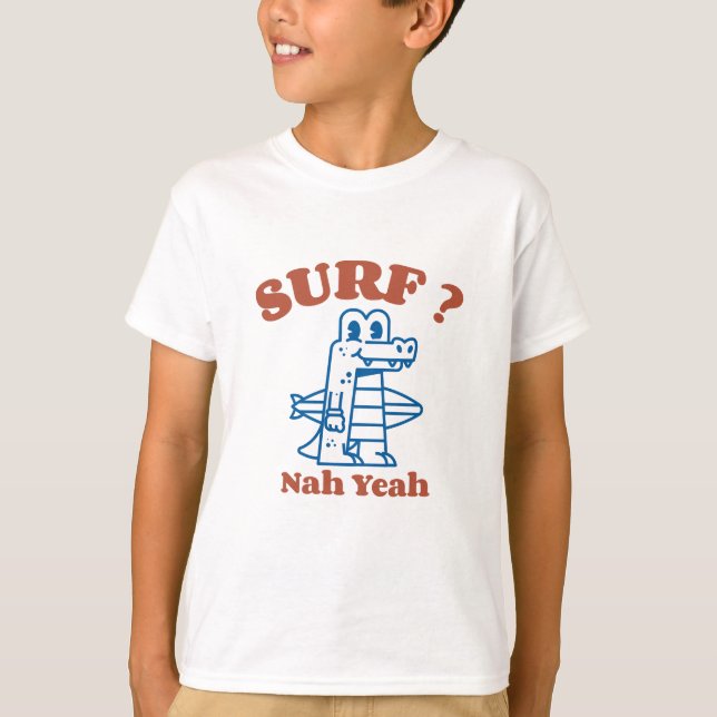 Surfa? Nej T Shirt (Framsida)