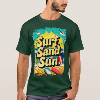 surfa och Sol semester älskare-gåva TShirt 2 T Shirt