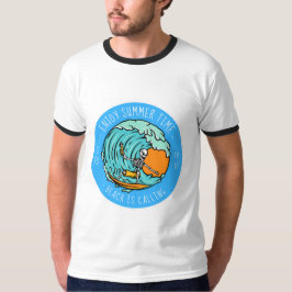 Surfa och sommar t shirt