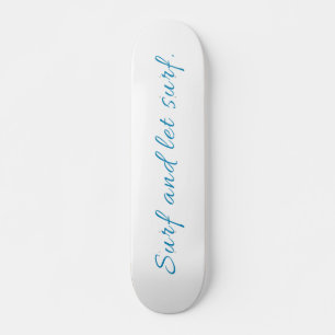 Surfa och Tillåt Surfa Mini Skateboard Bräda 18,5 Cm