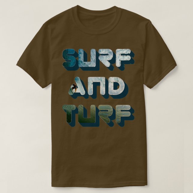 Surfa och Turf Beachlife T Shirt (Design framsida)