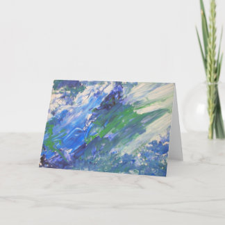 "Surfa övre" hälsningkort Kort