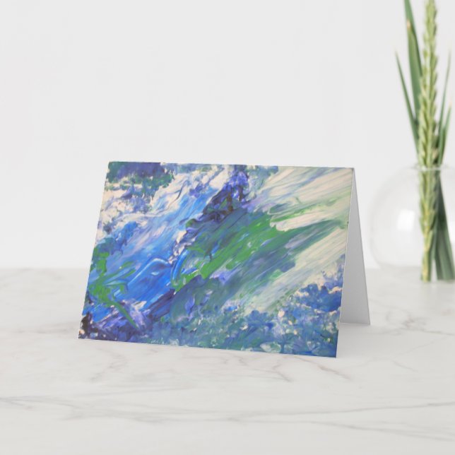 "Surfa övre" hälsningkort Kort (Framsida)