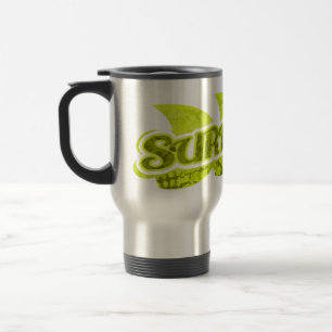 "Surfa övre" ljust - grön surfaretravel mug Resemugg