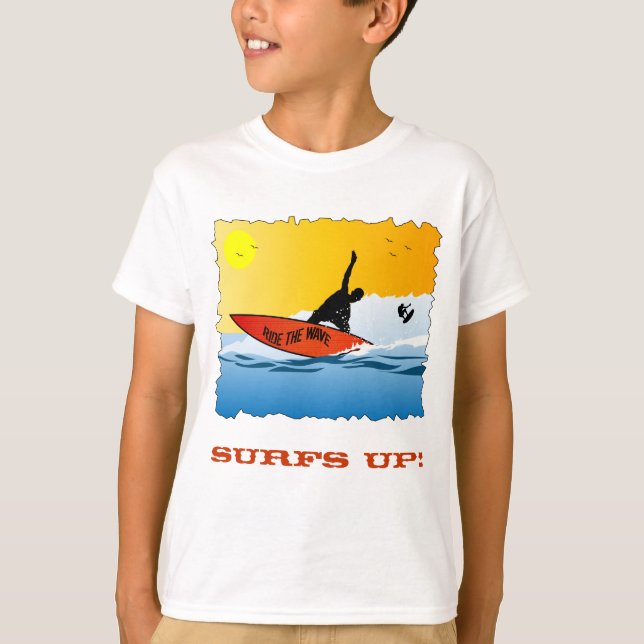 Surfa övre surfa t-shirt (Framsida)