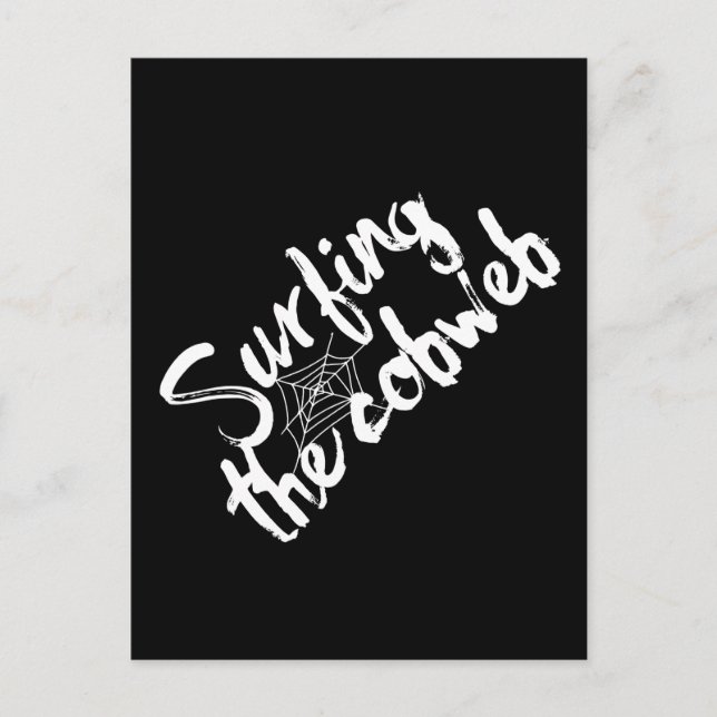 Surfa på Cobweb-offerten Vykort (Framsida)