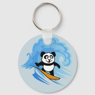 Surfa pandaen nyckelring